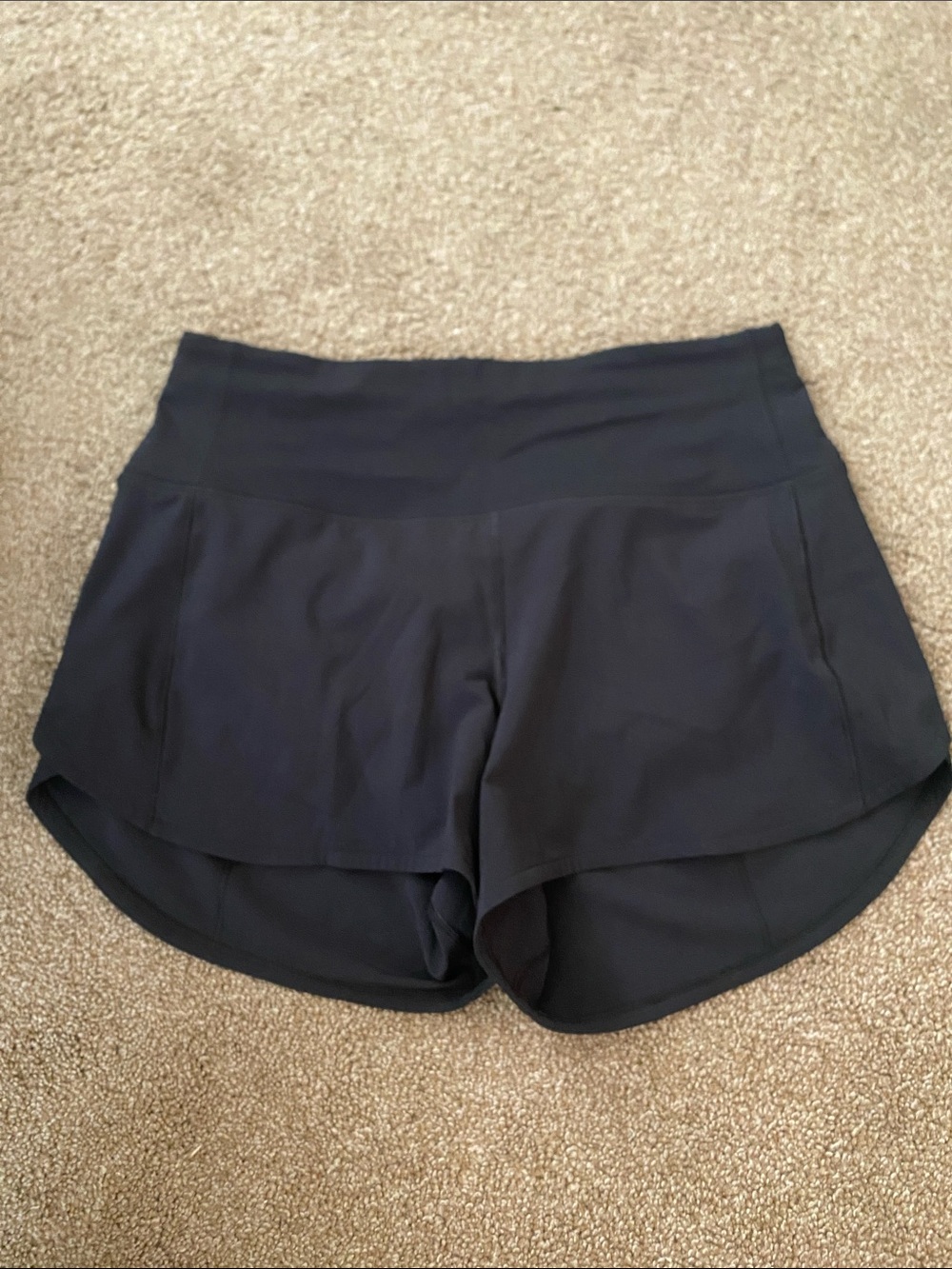 lululemon athletica Black Layered Athletic Shorts